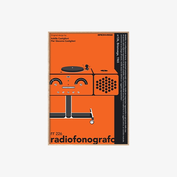 라디오포노그라포 rr-226 포스터 오렌지